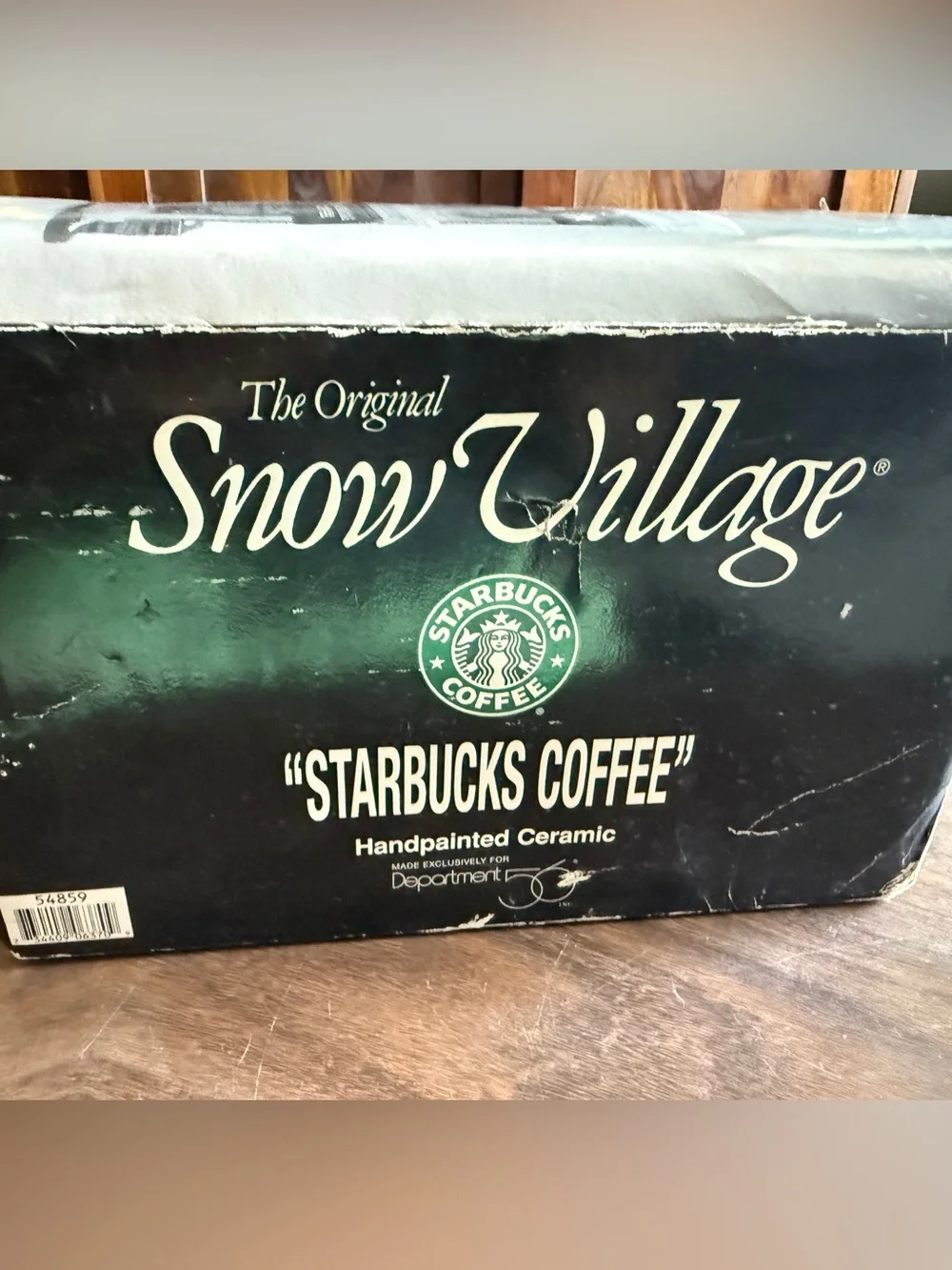Department 56 Snow Village Starbucks Coffee 9 1/4